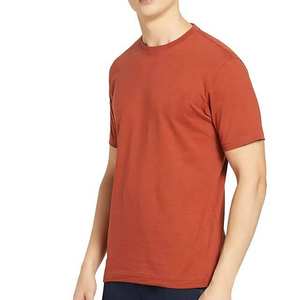 Camiseta de Algodón Ligera para Hombre, 100% Algodón, Corte Ajustado, Manga Corta, en Oferta Online - Product Image 2