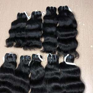 Extensions de ruban de tissage de cheveux humains vietnamiens ondulés à trame alignée cuticule vierge brute non transformée au prix de gros - Product Image 6