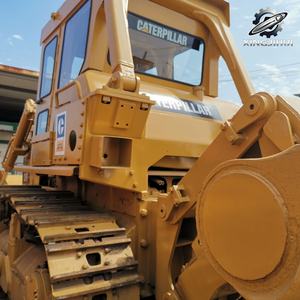 Bulldozer d'occasion Caterpillar D7G Cat, marque japonaise d'origine, bulldozer moyen, bulldozer sur chenilles, équipement de lame, machine - Product Image 3