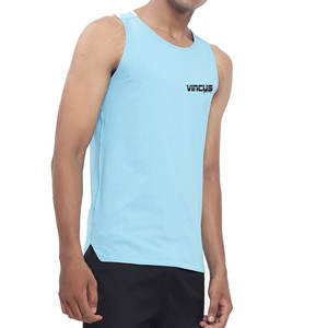Débardeur d'entraînement sur mesure pour hommes, vêtements de sport respirants à séchage rapide, style décontracté - Product Image 2