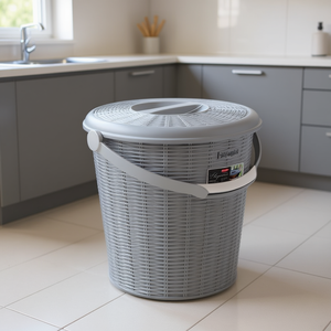 Stefanplast ELEGANCE 10Lt Pedal Bin Grey 29608 Stylish Steam <b>Mop</b> Cleaner Bin - Product Image 3