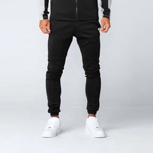 Pantalon de survêtement slim en coton français pour homme personnalisé pantalon de survêtement décontracté avec décoration brodée pantalon de sport classique - Product Image 1