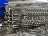 Bandes transporteuses en maille métallique SS pour four à tunnel, idéales pour l'enrobage de biscuits