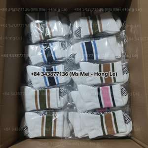 Chaussettes de Pilates en tricot à motif rayé et à carreaux personnalisées, antidérapantes, avec semelle en silicone, pour le tennis, le ballet, le yoga, la barre, fabricant - Product Image 5