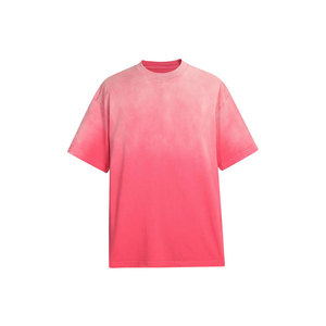 Camiseta lavada con ácido de gran tamaño, ropa de calle Unisex con hombros caídos de algodón pesado GSM de alta calidad, suministro de fábrica OEM - Product Image 6