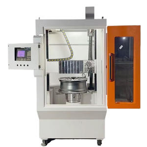 Máquina CNC de 3 Ejes para Restauración de Llantas de Aluminio CKL22Q, Torno de Corte de Diamante para Servicios de Restauración de Rines Automotrices - Product Image 5