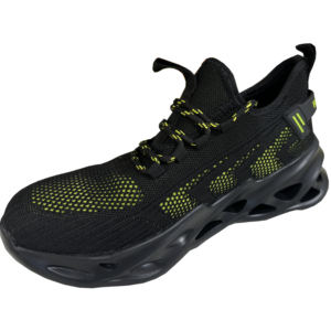 SLS-ZJ-005 yüksek kalite en popüler moda 4 "Fiber ve yapay deri PU serin taban çelik ayak güvenlik iş ayakkabısı - Product Image 5