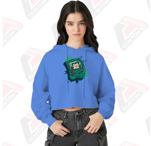 Sudadera con capucha corta elegante y acogedora para hombre 100% algodón bordado Impresión digital Invierno Capas ligeras perfectas - Product Image 1