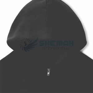 Alta calidad personalizado algodón hombres Boxy Dropshoulder sudaderas cremallera sudadera patrón impreso suministro al por mayor estilo Streetwear - Product Image 6