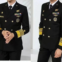 Uniformes de pilote unisexes 100 % polyester personnalisés pour compagnies aériennes – Dernier design, tailles sur mesure, logo haute visibilité, prix bas, service OEM, livraison en 7 jours