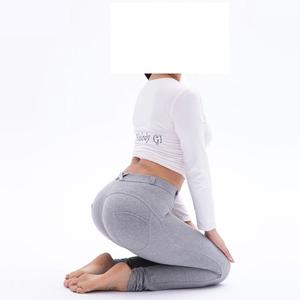 Mallas Capri de cintura alta para mujer, pantalones de Yoga estampados elásticos de 4 vías, entrenamiento, correr, Yoga, informal, estilo sólido, Control de barriga - Product Image 4