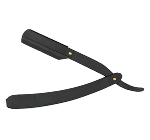 IMANS ENTERPRISES Maquinilla de afeitar de media hoja de peluquero con cuerpo de acero con logotipo gratis () - Product Image 4