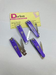 Ensemble de coupe-ongles professionnel à large ouverture de mâchoire avec revêtement en poudre violet de qualité durable ongles pointus en acier inoxydable avec logo personnalisé - Product Image 5