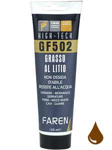 Tubo di grasso al litio per uso generale GF502 125 ml. (Faren 1GD125) - Product Image 1