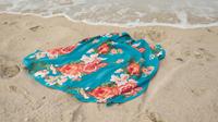 Pareos de playa de viscosa de alta calidad, pareos para mujer con estampado personalizado, con bordes de borlas opcionales, primavera y verano
