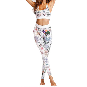 Women <b>Legging</b> Set <b>Hot</b> Selling Compression Wear Sublimation Women 2 Piece <b>Legging</b> Bra Sets for Sale - Product Image 6