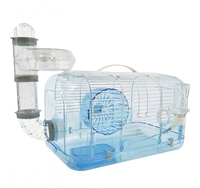Maisonnette en plastique pour hamsters et gerbilles 720-D avec plateau en plastique