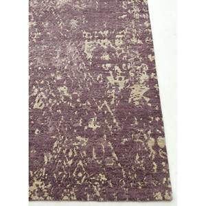 Alfombra Rectangular de Lana y Seda de Bambú Tejida a Mano Kavi Ivory, Modelo Esk-662, con Patrón Abstracto para Sala de Estar o Pasillo - Product Image 4