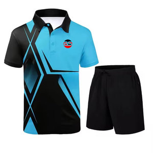 Uniforme de golf ligero para hombre, estilo cómodo, tela elástica transpirable, ideal para práctica y entrenamiento de golf por Burhan Sports - Product Image 1