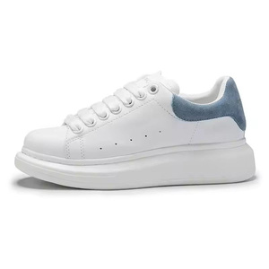 Las Mejores Zapatillas Blancas Unisex con Detalle de Tacón Negro, Suela de Goma, Entresuela de EVA, Otoño/Invierno, Casuales para Caminar, Hechas en China - Product Image 5