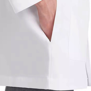 Blouse de laboratoire pour homme en coton et polyester de qualité supérieure, à manches longues, finition lisse, uniforme de laboratoire durable - Product Image 4