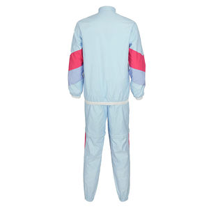 Chaqueta cortavientos personalizada, precio al por mayor, conjunto de dos piezas, fabricantes, chaqueta cortavientos para correr, chaqueta y pantalones con cremallera, chándal - Product Image 2