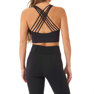 Vêtements de sport personnalisés avec logo, tenue de yoga, soutien-gorge de sport pour femmes, soutien-gorge de yoga sans couture, salle de sport, fitness, fabriqué au Pakistan - Product Image 6