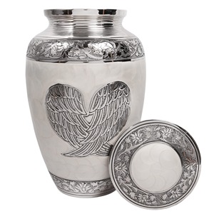 Cremation <b>Urn</b> For Human Ashes Affordable Quality Handcrafted Keepsake <b>Large</b> Funeral Memorial Brass Token Customized Adult <b>Urns</b> - Product Image 2