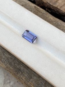 Piedra de corte esmeralda Octágono de tanzanita Natural Bio Color de grado AAA, 2,11 quilates, excelente lupa de Color de zoisita, joyería limpia - Product Image 2