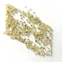 Saphir Jaune Naturel AAA de 1 mm, Traité Thermiquement, Taille Diamant Facettée, Certifié IGI, Vivaaz Gems 0.007 ct, Vente en Gros, Gemmes Libres à Bas Prix