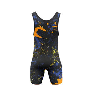 Singlet de lutte pour hommes par sublimation Singlet de lutte pour hommes Nouvel arrivage personnalisé de sublimation Spandex Singlet de lutte pour hommes - Product Image 3