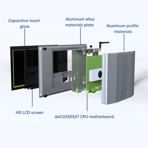 15 Inch Industrial Grade Fanless <b>Touch</b> <b>Screen</b> HMI Monitor Intel Panel <b>PC</b> for Industrial Automation Control - Product Image 2