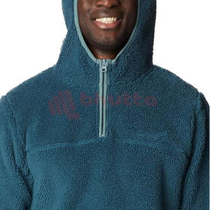 Sudadera con Capucha de Algodón de Alta Calidad, Mezcla de Algodón, con Estampado Personalizable, Sudadera de Forro Polar para Hombre, Color Verde Mar - Product Image 4