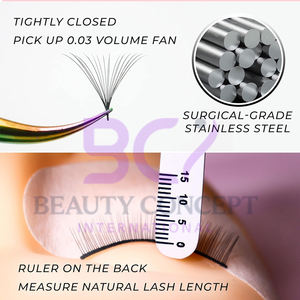 Highland Quality Best Seller Pince à épiler multicolore antidérapante pour les volumes de cils en acier inoxydable - Product Image 4