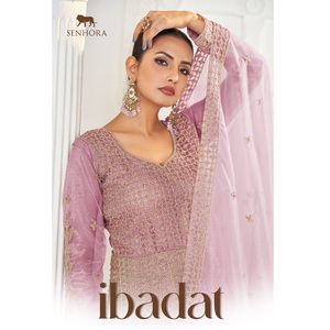 Fournisseur indien de haute qualité premium ethnique Anarkali Salwar Kameez costume ensemble pour la fête de mariage élégant à des prix de gros - Product Image 3
