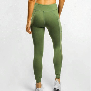 Pantalon de yoga sans couture taille haute avec tenue personnalisée Leggings de fitness GYM Leggings de yoga pour dames collants de yoga respirants leggings pour femmes - Product Image 1