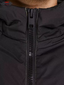Chaqueta Unisex de Invierno 2025, Estilo Regular, Cuello Alto, Acolchada, Reversible, Ecológica, con Bolsillo Frontal, Chaqueta de Lona, Parka para Hombre - Product Image 6
