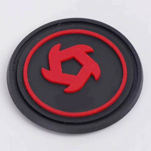 Haute qualité personnalisé imprimé Logo sergé tissu brodé caoutchouc Pvc Badges vêtements souples accessoires de mode Pvc Badges - Product Image 2