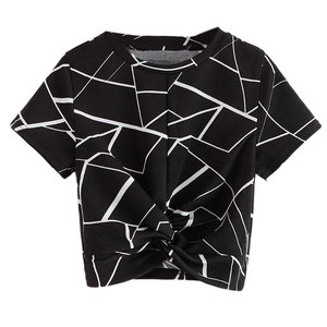 Camisetas Cortas de Verano de Manga Corta con Cuello Redondo, Camisetas Cortas Transpirables de Alta Calidad - Product Image 1