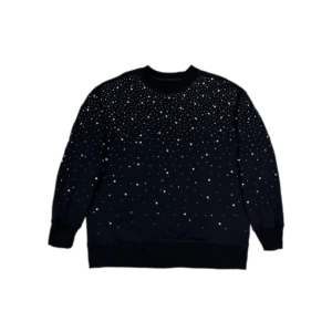 <b>Mens</b> Heavyweight <b>Hoodie</b> 400GSM Solid Pullover 100% Cotton <b>Fleece</b> Rhinestone <b>Oversized</b> Streetwear Premium Winter <b>Men's</b> Hoodies - Product Image 5