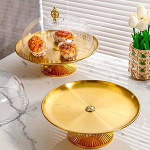 Soporte de Metal para servidor de pastel redondo, elegante soporte de Decoración de Pastel de 2 niveles para cualquier ocasión, soporte de decoración de pastel de Indian Metal World - Product Image 6