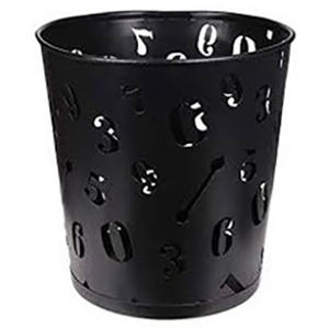 Bureau Maison Salon Mini Bureau Poubelle Poubelle Table Basse Ronde En Métal Corbeille À Papier Poubelle - Product Image 4