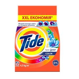 Tide Color Lenor Touch of Scent Automat Lessive en poudre 4.5kg - Product Image 1