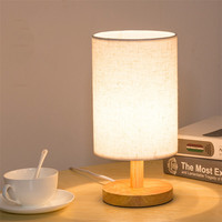 Lampe de chevet moderne minimaliste en cristal, portable, intelligente, à intensité variable en continu, commande tactile, AC/USB, lampe de table LED E14/E26