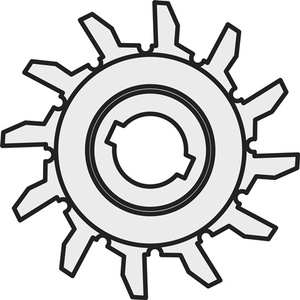 Reversible Insert Washer ISO <strong>LNW</strong> 360310GJ11 PRAMET 35.02g Pack of 5 - Product Image 1
