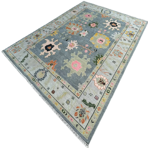 High Quality Hand Knotted Oushak Carpet Beautiful Comfortable Eco-friendly Non-Slip Wool Loop Pile Stain Area Rugs Sets - Product Image 2