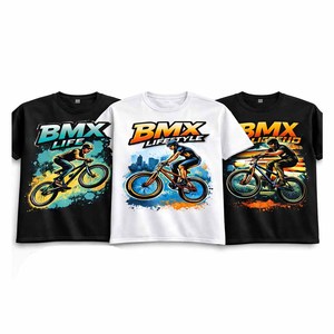 ผู้ผลิต OEM รับผลิตเสื้อยืด BMX พิมพ์ลายตามสั่ง ขายส่ง ระบายอากาศ แห้งเร็ว ไซส์ใหญ่ ยูนิเซ็กซ์ เสื้อผ้ากีฬาฤดูหนาวสำหรับปั่นจักรยาน - Product Image 1