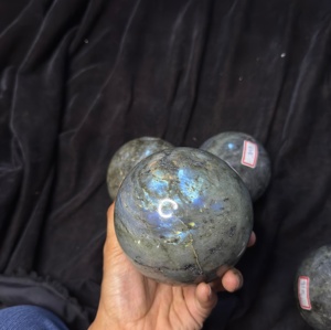 Natural High Quality Full Flashy Labradorite Sphere <b>Crystal</b> <b>Ball</b> Polished Healing Stone Home Decoration - Product Image 2
