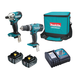 ชุดสว่านไร้สาย 18V รุ่น DHP453 พร้อมไขควงกระแทก DTD156  รวมกระเป๋าเครื่องมือพลาสติก แบตเตอรี่ลิเธียม รับประกัน 3 ปี - Product Image 2