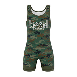 Hot Selling New Design Wrestling Singlet <b>Digital</b> Custom Logo Printing Wrestling Gear Singlet - Product Image 1